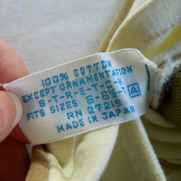 Vintage 1950s Two Tone Cotton Gloves Pinup VLV - Picture 5 of 5